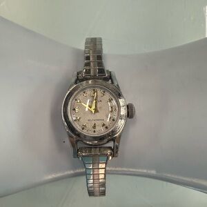 Vintage Bulova Stainless Watch L4 1954 Self Winding Automatic working
